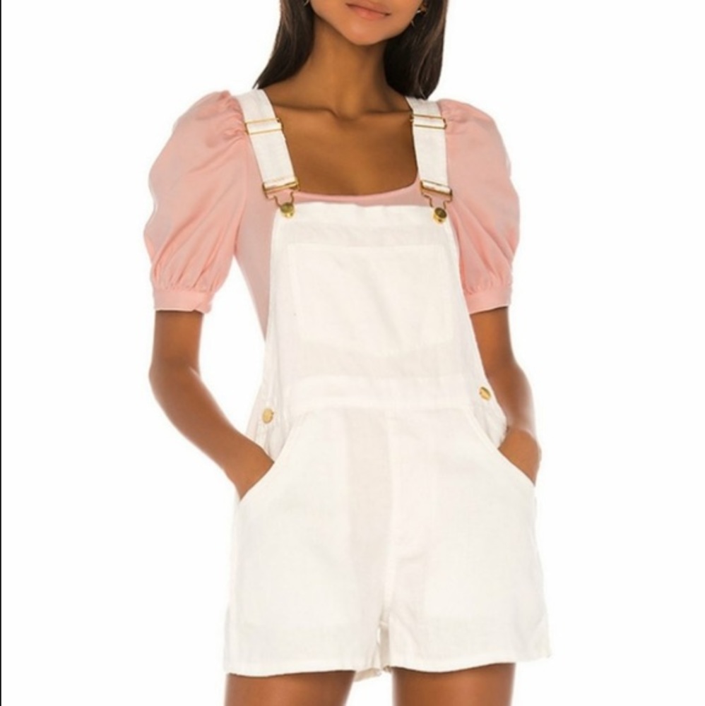 WeWoreWhat Linen Overalls